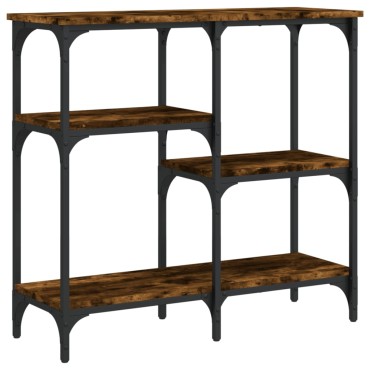 vidaXL Τραπέζι Κονσόλα Καπνιστή Δρυς 80x29x75cm Επεξεργ. Ξύλο 1 τεμ.