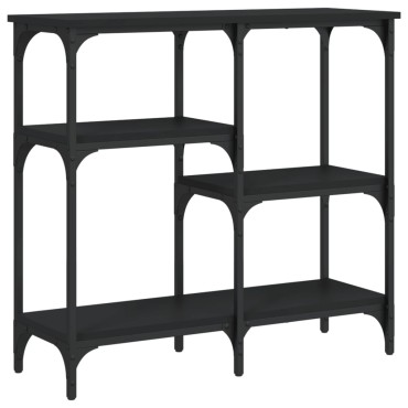 vidaXL Τραπέζι Κονσόλα Μαύρο 80x29x75cm Επεξεργασμένο Ξύλο 1 τεμ.