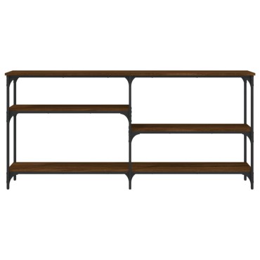 vidaXL Τραπέζι Κονσόλα Καφέ Δρυς 160x29x75cm Επεξεργασμένο Ξύλο 1 τεμ.