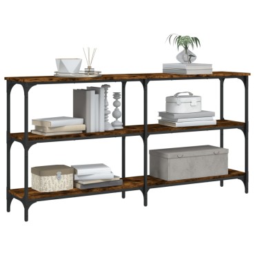 vidaXL Τραπέζι Κονσόλα Καπνιστή Δρυς 150x29x75cm Επεξεργασμένο Ξύλο 1 τεμ.