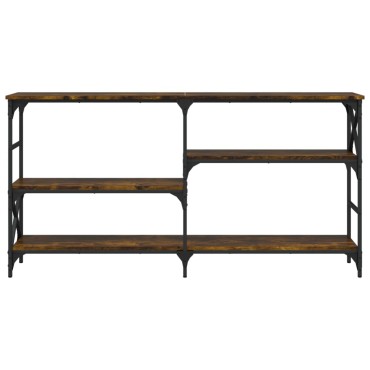 vidaXL Τραπέζι Κονσόλα Καπνιστή Δρυς 150x29x76,5cm Επεξεργ. Ξύλο 1 τεμ.