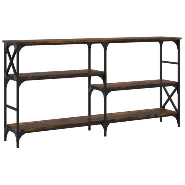 vidaXL Τραπέζι Κονσόλα Καπνιστή Δρυς 150x29x76,5cm Επεξεργ. Ξύλο 1 τεμ.