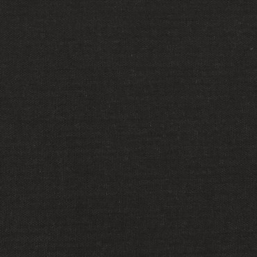 vidaXL Καναπές Διθέσιος Μαύρο Υφασμάτινος 138x77x80cm 1 τεμ.