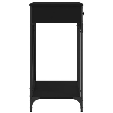vidaXL Τραπέζι Κονσόλα Μαύρο 100x39x78,5cm από Επεξεργ. Ξύλο 1 τεμ.