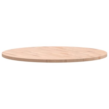 vidaXL Επιφάνεια Τραπεζιού Στρογγυλή 90x2,5cm Μασίφ Ξύλο Οξιάς 1 τεμ.