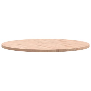 vidaXL Επιφάνεια Τραπεζιού Στρογγυλή 90x2,5cm Μασίφ Ξύλο Οξιάς 1 τεμ.