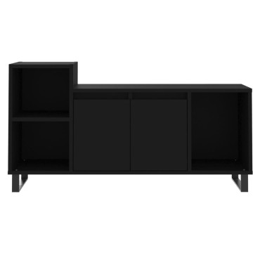 vidaXL Έπιπλο Τηλεόρασης Μαύρο 100x35x55cm Επεξ. Επεξεργασμένο Ξύλο