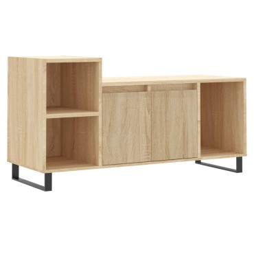 vidaXL Έπιπλο Τηλεόρασης Sonoma Δρυς 100x35x55cm Επεξ. Ξύλο