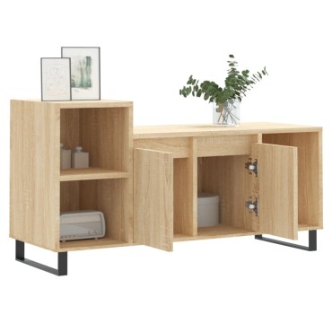 vidaXL Έπιπλο Τηλεόρασης Sonoma Δρυς 100x35x55cm Επεξ. Ξύλο