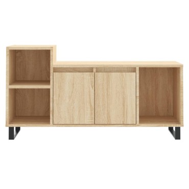 vidaXL Έπιπλο Τηλεόρασης Sonoma Δρυς 100x35x55cm Επεξ. Ξύλο