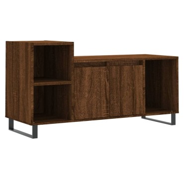 vidaXL Έπιπλο Τηλεόρασης Καφέ Δρυς 100x35x55cm Επεξεργασμένο Ξύλο