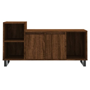 vidaXL Έπιπλο Τηλεόρασης Καφέ Δρυς 100x35x55cm Επεξεργασμένο Ξύλο