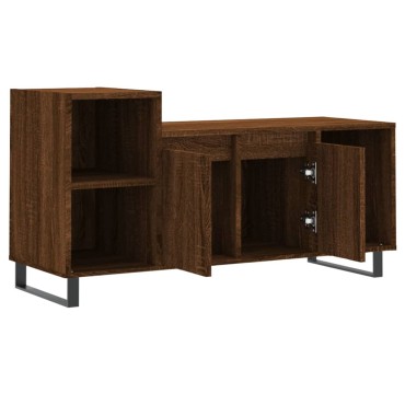 vidaXL Έπιπλο Τηλεόρασης Καφέ Δρυς 100x35x55cm Επεξεργασμένο Ξύλο