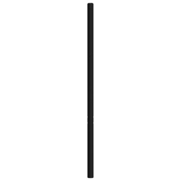 vidaXL Κεφαλάρι Μαύρο Μεταλλικό 80x3x90cm 1 τεμ.