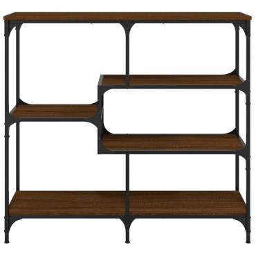 vidaXL Τραπέζι Κονσόλα Καφέ Δρυς 103x32x95cm Επεξεργασμένο Ξύλο 1 τεμ.