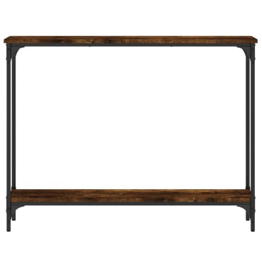 vidaXL Τραπέζι Κονσόλα Καπνιστή Δρυς 100x22,5x75cm Επεξεργ. Ξύλο 1 τεμ.