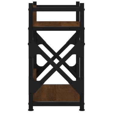 vidaXL Βάση Εκτυπωτή 2 Επιπέδων Καφέ Δρυς 40x20x40 εκ Επεξ. Ξύλο