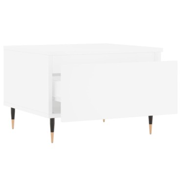 vidaXL Τραπεζάκι Σαλονιού Λευκό 50x46x35cm Επεξεργασμένο Ξύλο 1 τεμ.