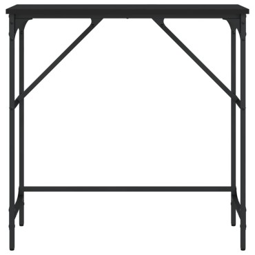 vidaXL Τραπέζι Κονσόλα Μαύρο 75x32x75cm από Επεξεργ. Ξύλο 1 τεμ.
