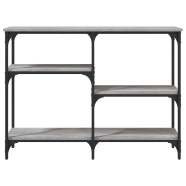 vidaXL Τραπέζι Κονσόλα Γκρι Sonoma 102x29x75cm Επεξεργασμένο Ξύλο 1 τεμ.