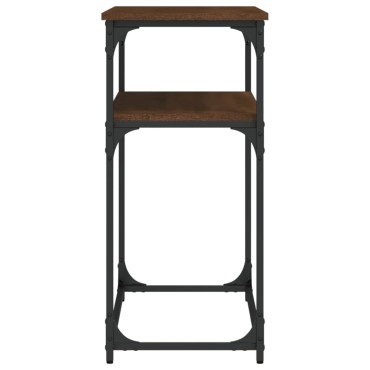 vidaXL Τραπέζι Κονσόλα Καφέ Δρυς 100x35,5x75cm Επεξεργασμένο Ξύλο 1 τεμ.