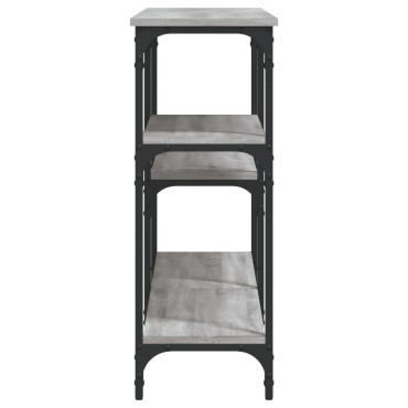 vidaXL Τραπέζι Κονσόλα Γκρι Sonoma 160x29x75cm Επεξεργασμένο Ξύλο 1 τεμ.
