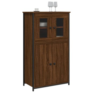 vidaXL Ντουλάπι Καφέ Δρυς 62x32x106,5cm από Επεξεργασμένο Ξύλο 1 τεμ.