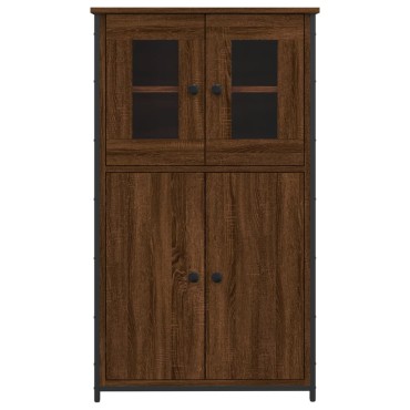 vidaXL Ντουλάπι Καφέ Δρυς 62x32x106,5cm από Επεξεργασμένο Ξύλο 1 τεμ.