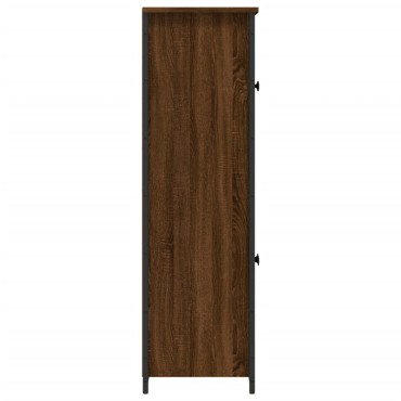 vidaXL Ντουλάπι Καφέ Δρυς 62x32x106,5cm από Επεξεργασμένο Ξύλο 1 τεμ.