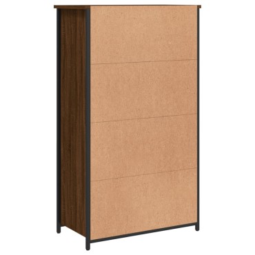 vidaXL Ντουλάπι Καφέ Δρυς 62x32x106,5cm από Επεξεργασμένο Ξύλο 1 τεμ.