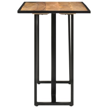 vidaXL Τραπεζαρία 110x55x75,5cm από Μασίφ Ξύλο Μάνγκο 1 τεμ.
