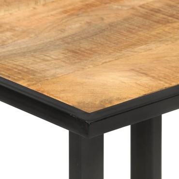 vidaXL Τραπεζαρία 110x55x75,5cm από Μασίφ Ξύλο Μάνγκο 1 τεμ.