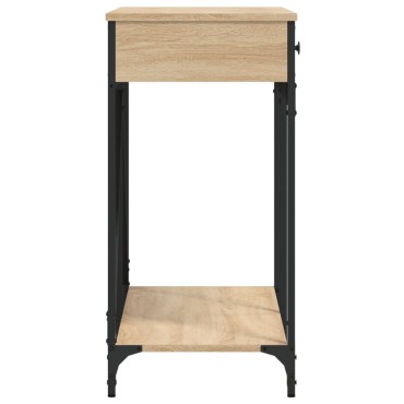 vidaXL Τραπέζι Κονσόλα Sonoma Δρυς 100x39x78,5cm Επεξεργασμένο Ξύλο 1 τεμ.