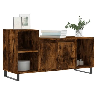 vidaXL Έπιπλο Τηλεόρασης Καπνιστή Δρυς 100x35x55cm Επεξ. Ξύλο