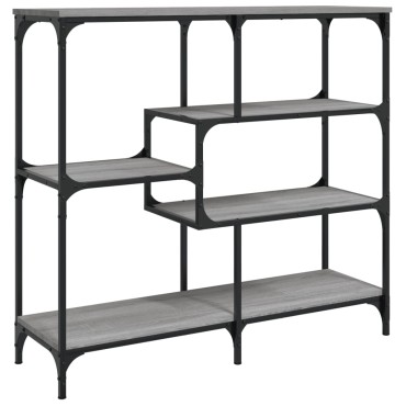 vidaXL Τραπέζι Κονσόλα Γκρι Sonoma 103x32x95cm Επεξεργασμένο Ξύλο 1 τεμ.
