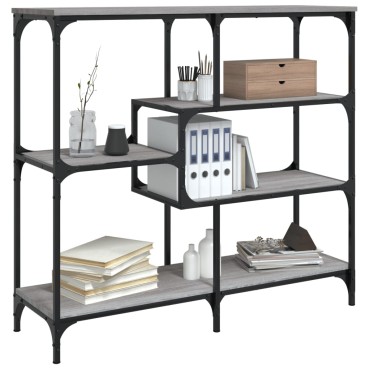 vidaXL Τραπέζι Κονσόλα Γκρι Sonoma 103x32x95cm Επεξεργασμένο Ξύλο 1 τεμ.