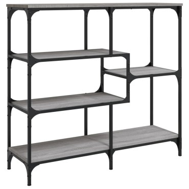 vidaXL Τραπέζι Κονσόλα Γκρι Sonoma 103x32x95cm Επεξεργασμένο Ξύλο 1 τεμ.