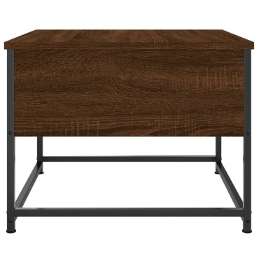 vidaXL Τραπεζάκι Σαλονιού Καφέ Δρυς 51x51x40cm Επεξεργασμένο Ξύλο 1 τεμ.