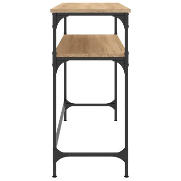 vidaXL Τραπέζι Κονσόλα Sonoma Δρυς 100x35,5x75cm Επεξεργασμένο Ξύλο 1 τεμ.