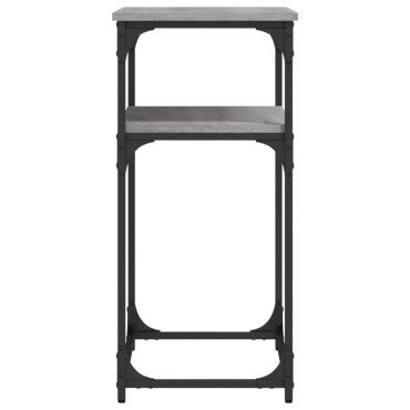 vidaXL Τραπέζι Κονσόλα Γκρι Sonoma 75x35,5x75cm Επεξεργασμένο Ξύλο 1 τεμ.