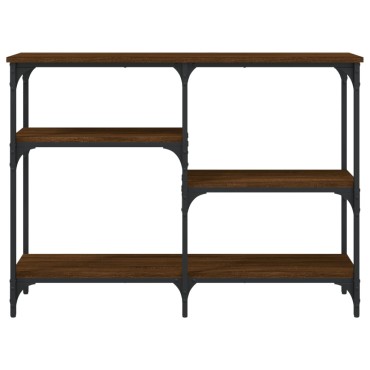 vidaXL Τραπέζι Κονσόλα Καφέ Δρυς 102x29x75cm Επεξεργασμένο Ξύλο 1 τεμ.