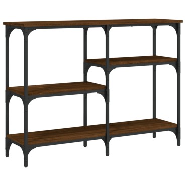 vidaXL Τραπέζι Κονσόλα Καφέ Δρυς 102x29x75cm Επεξεργασμένο Ξύλο 1 τεμ.