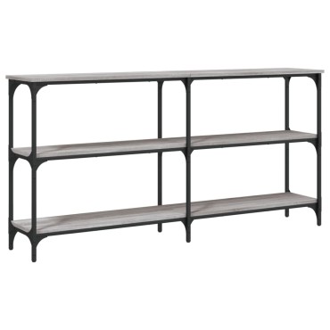 vidaXL Τραπέζι Κονσόλα Γκρι Sonoma 150x29x75cm Επεξεργασμένο Ξύλο 1 τεμ.