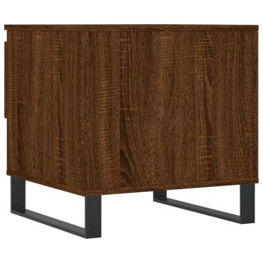 vidaXL Τραπέζι Σαλονιού Καφέ Δρυς 50x46x50cm Επεξεργασμένο Ξύλο 1 τεμ.