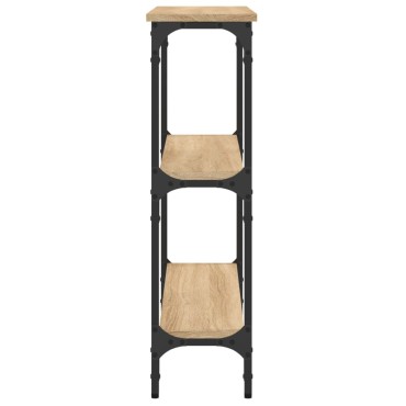 vidaXL Τραπέζι Κονσόλα Sonoma Δρυς 75x22,5x75cm Επεξεργασμένο Ξύλο 1 τεμ.