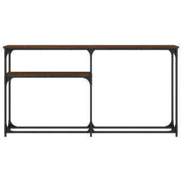vidaXL Τραπέζι Κονσόλα Καφέ Δρυς 145x22,5x75cm Επεξεργασμένο Ξύλο 1 τεμ.