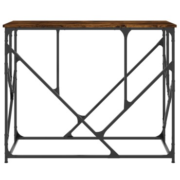 vidaXL Τραπέζι Κονσόλα Καπνιστή Δρυς 100x40x80cm Επεξεργασμένο Ξύλο 1 τεμ.