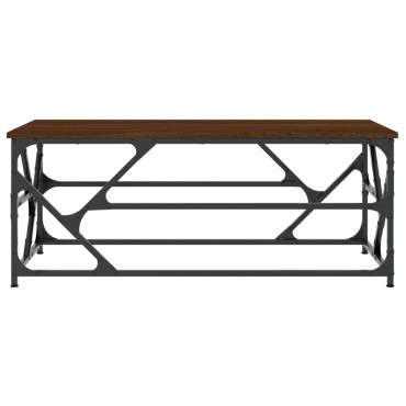 vidaXL Τραπεζάκι Σαλονιού Καφέ Δρυς100x50x40cm Επεξεργασμένο Ξύλο 1 τεμ.