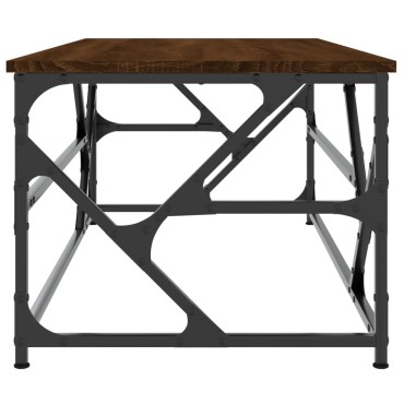 vidaXL Τραπεζάκι Σαλονιού Καφέ Δρυς100x50x40cm Επεξεργασμένο Ξύλο 1 τεμ.