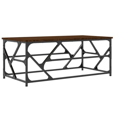 vidaXL Τραπεζάκι Σαλονιού Καφέ Δρυς100x50x40cm Επεξεργασμένο Ξύλο 1 τεμ.